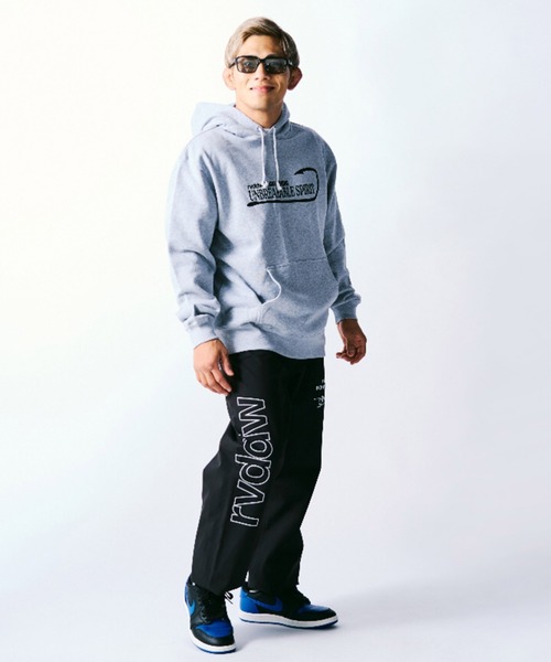 reversal.dogi.design.works(リバーサル・ドーギ・デザイン・ワークス)の「<reversal/リバーサル>FISH HOOK SWEAT HOODIE(パーカー・メンズ・グレー/ブラック・M/L/XL)」の13枚目の写真