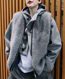 ダッフルコート（グレー/灰色系・フードあり）ファッション通販 - ZOZOTOWN