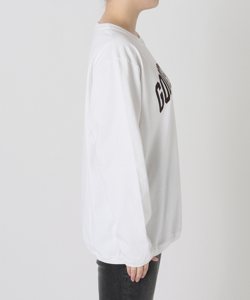 Goodwear(グッドウェア)の「別注【Goodwear/グッドウェア】プリントロングスリーブ(Tシャツ/カットソー・レディース・ホワイト/チャコールグレー/ボルドー・LARGE)」の19枚目の写真