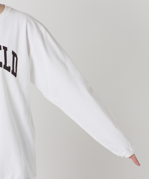Goodwear(グッドウェア)の「別注【Goodwear/グッドウェア】プリントロングスリーブ(Tシャツ/カットソー・レディース・ホワイト/チャコールグレー/ボルドー・LARGE)」の20枚目の写真