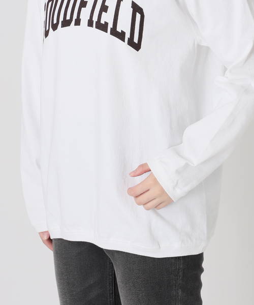 Goodwear(グッドウェア)の「別注【Goodwear/グッドウェア】プリントロングスリーブ(Tシャツ/カットソー・レディース・ホワイト/チャコールグレー/ボルドー・LARGE)」の21枚目の写真