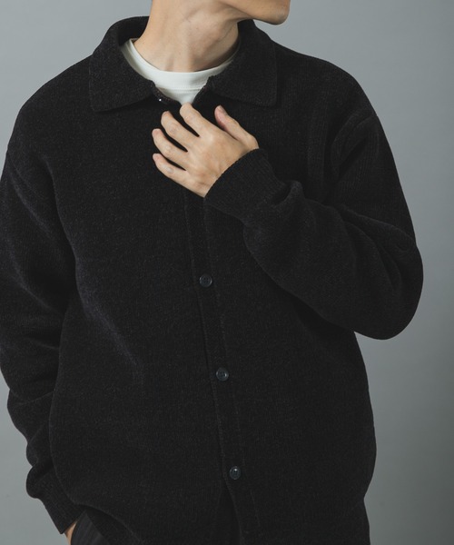 ITEMS URBANRESEARCH(アイテムズ アーバンリサーチ)の「Wフェイス シェニール レギュラーカラーカーディガン(カーディガン/ボレロ・メンズ・ベージュ系その他/ブルー系その他/ホワイト系その他・MEDIUM/LARGE)」の13枚目の写真