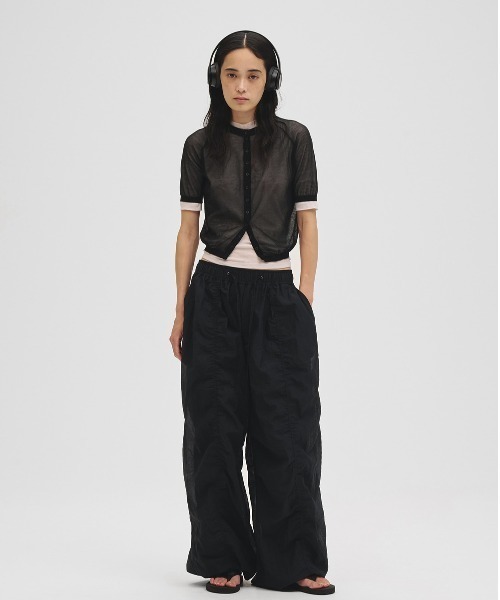 TODAYFUL(トゥデイフル)の「Sheer Knit Cardigan(カーディガン/ボレロ・レディース・ライトグレー/ブラック/アイボリー・FREE)」の12枚目の写真
