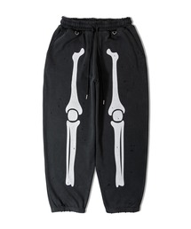 VANSON（ヴァンソン）の「VANSON×MASTERMIND WORLD　ダメージ　裏毛ロングパンツ（スウェットパンツ）」