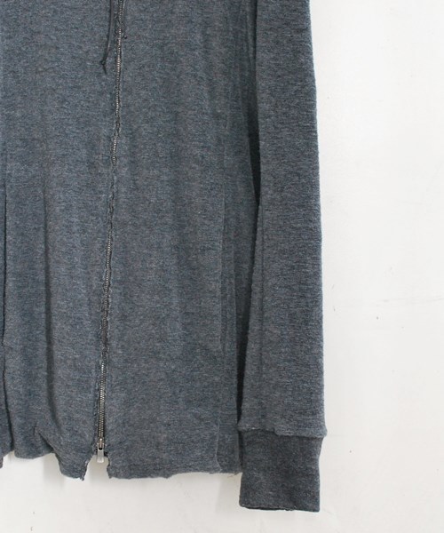 OURET（オーレット）の「SLUB MELANGE PILE ZIP PARKA（パーカー・メンズ・ネイビー/グレー系その他/グレー・3/1/2）」の11枚目の写真