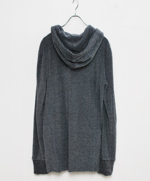 OURET（オーレット）の「SLUB MELANGE PILE ZIP PARKA（パーカー・メンズ・ネイビー/グレー系その他/グレー・3/1/2）」の12枚目の写真