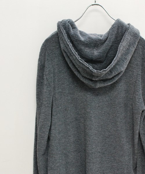 OURET（オーレット）の「SLUB MELANGE PILE ZIP PARKA（パーカー・メンズ・ネイビー/グレー系その他/グレー・3/1/2）」の13枚目の写真