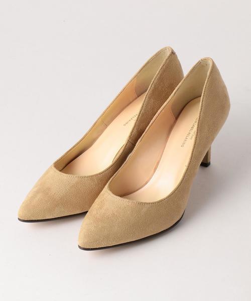 green label relaxing（グリーンレーベルリラクシング）の「CR シルキーポインテッドパンプス◆（パンプス・レディース・ブラック/グレー/ブラウン/レッド/ダークグリーン/ベージュ・22.5cm/23cm/23.5cm/24cm/24.5cm/25cm/22cm）」の4枚目の写真