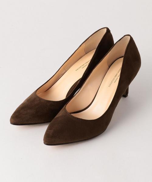 green label relaxing（グリーンレーベルリラクシング）の「CR シルキーポインテッドパンプス◆（パンプス・レディース・ブラック/グレー/ブラウン/レッド/ダークグリーン/ベージュ・22.5cm/23cm/23.5cm/24cm/24.5cm/25cm/22cm）」の3枚目の写真