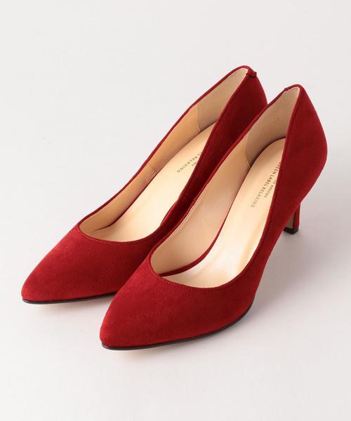 green label relaxing（グリーンレーベルリラクシング）の「CR シルキーポインテッドパンプス◆（パンプス・レディース・ブラック/グレー/ブラウン/レッド/ダークグリーン/ベージュ・22.5cm/23cm/23.5cm/24cm/24.5cm/25cm/22cm）」の6枚目の写真