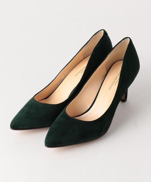 green label relaxing（グリーンレーベルリラクシング）の「CR シルキーポインテッドパンプス◆（パンプス・レディース・ブラック/グレー/ブラウン/レッド/ダークグリーン/ベージュ・22.5cm/23cm/23.5cm/24cm/24.5cm/25cm/22cm）」の5枚目の写真
