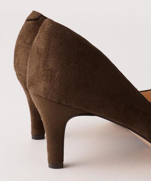 green label relaxing（グリーンレーベルリラクシング）の「CR シルキーポインテッドパンプス◆（パンプス・レディース・ブラック/グレー/ブラウン/レッド/ダークグリーン/ベージュ・22.5cm/23cm/23.5cm/24cm/24.5cm/25cm/22cm）」の7枚目の写真