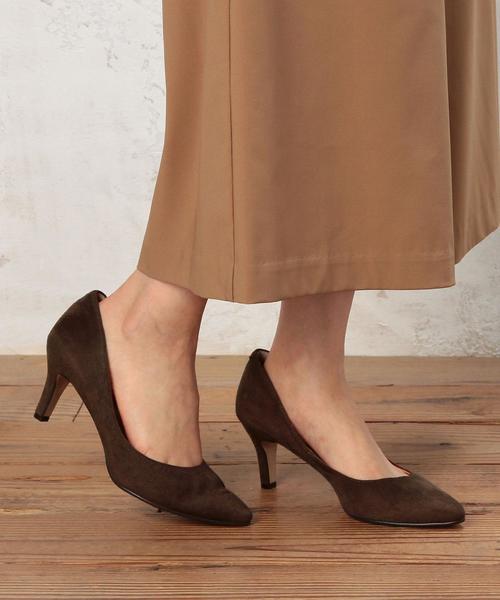 green label relaxing（グリーンレーベルリラクシング）の「CR シルキーポインテッドパンプス◆（パンプス・レディース・ブラック/グレー/ブラウン/レッド/ダークグリーン/ベージュ・22.5cm/23cm/23.5cm/24cm/24.5cm/25cm/22cm）」の9枚目の写真