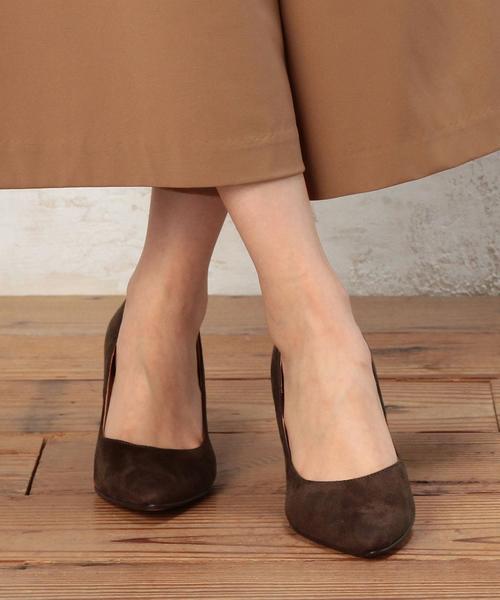 green label relaxing（グリーンレーベルリラクシング）の「CR シルキーポインテッドパンプス◆（パンプス・レディース・ブラック/グレー/ブラウン/レッド/ダークグリーン/ベージュ・22.5cm/23cm/23.5cm/24cm/24.5cm/25cm/22cm）」の10枚目の写真