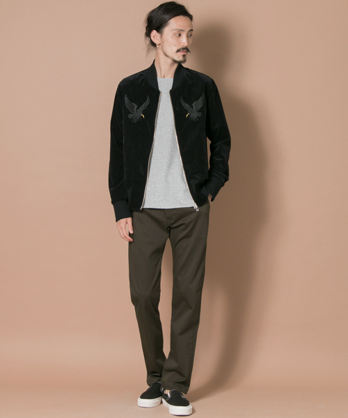 URBAN RESEARCH（アーバンリサーチ）の「UR ストレッチナローパンツ（その他パンツ・メンズ・ブラック/カーキ/ベージュ・LARGE/MEDIUM）」の9枚目の写真