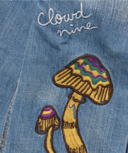 BOOFOOWOO(ブーフーウー)の「刺繍入Gジャン(デニムジャケット・キッズ・インディゴブルー・150/140)」の6枚目の写真
