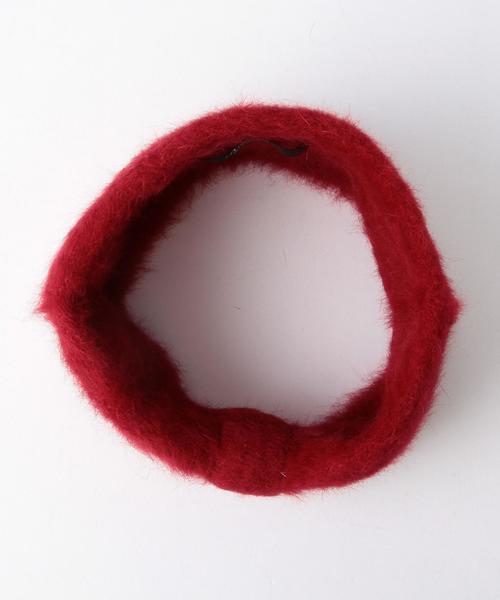 Another Edition（アナザーエディション）の「アンゴラヘアバンド/AEBC ANG HB◆（ヘアバンド・レディース・ブラック/グレー/ワインレッド・FREE）」の6枚目の写真