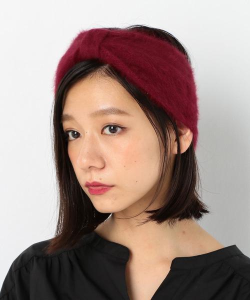 Another Edition（アナザーエディション）の「アンゴラヘアバンド/AEBC ANG HB◆（ヘアバンド・レディース・ブラック/グレー/ワインレッド・FREE）」の9枚目の写真