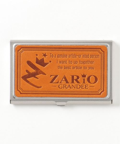 ZARIO-grandee-(ザリオ)の「栃木レザー×ステンレス名刺入れ(名刺入れ・メンズ・ブルー系その他/グリーン系その他/グリーン系その他2/レッド系その他2/ブルー系その他2/ブラウン系その他/オレンジ系その他/ブラウン系その他2/レッド系その他/オレンジ系その他2/イエロー系その他2/ブラック系その他2/イエロー系その他/ブラック系その他・ONE SIZE)」の9枚目の写真