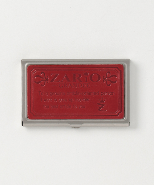 ZARIO-grandee-(ザリオ)の「栃木レザー×ステンレス名刺入れ(名刺入れ・メンズ・ブルー系その他/グリーン系その他/グリーン系その他2/レッド系その他2/ブルー系その他2/ブラウン系その他/オレンジ系その他/ブラウン系その他2/レッド系その他/オレンジ系その他2/イエロー系その他2/ブラック系その他2/イエロー系その他/ブラック系その他・ONE SIZE)」の12枚目の写真