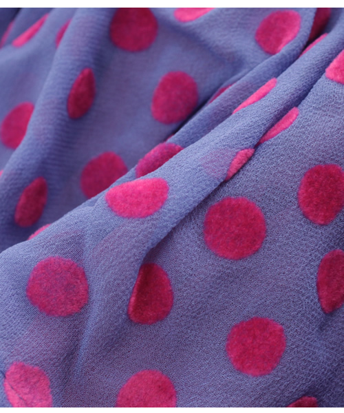 HYSTERIC MINI(ヒステリックミニ)の「DOT & DOT チュールスカート(スカート・キッズ・パープル・100/110/120)」の3枚目の写真