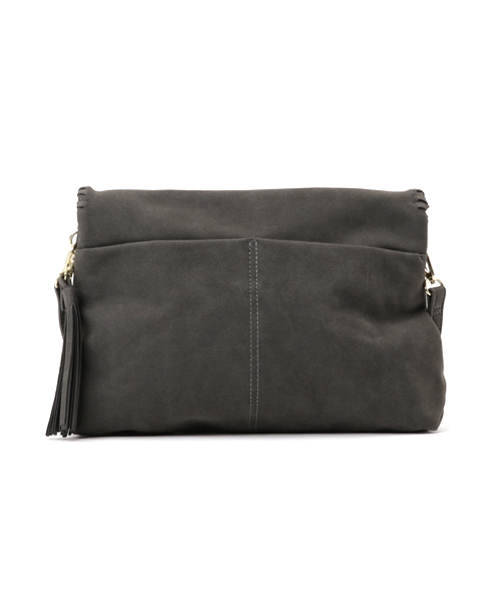 LBC（エルビーシー）の「Pスエードカガリステッチショルダーバッグ            （ショルダーバッグ・レディース・チャコールグレー/ライトブラウン・ONE SIZE）」の3枚目の写真