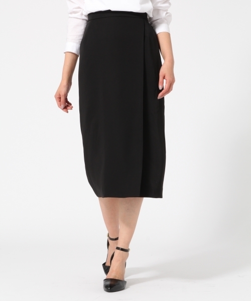 GLOBAL WORK(グローバルワーク)の「【DRESS】タイトスリットスカート/744267(スカート・レディース・ブルー/ライトベージュ/ブラック・LARGE/MEDIUM)」の2枚目の写真