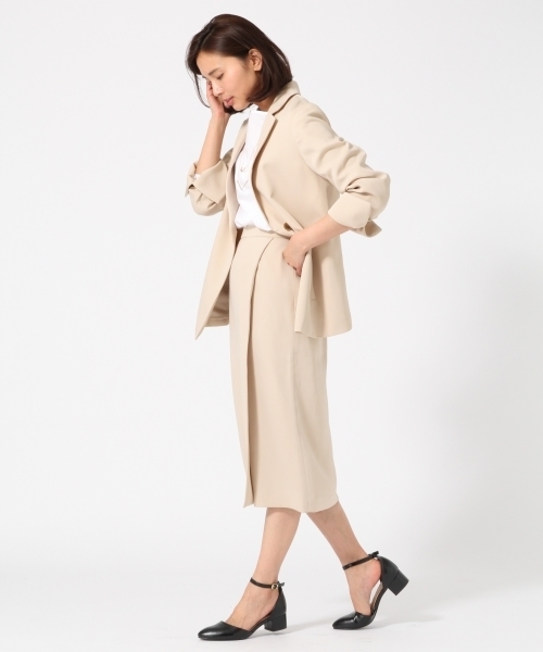 GLOBAL WORK(グローバルワーク)の「【DRESS】タイトスリットスカート/744267(スカート・レディース・ブルー/ライトベージュ/ブラック・LARGE/MEDIUM)」の11枚目の写真