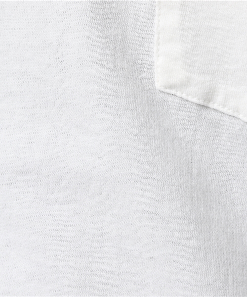 MOUSSY（マウジー）の「Hanes POCKET TEE V NECK（Tシャツ/カットソー・レディース・ホワイト/ピンク/ライトイエロー/ライトブルー・2/1）」の12枚目の写真