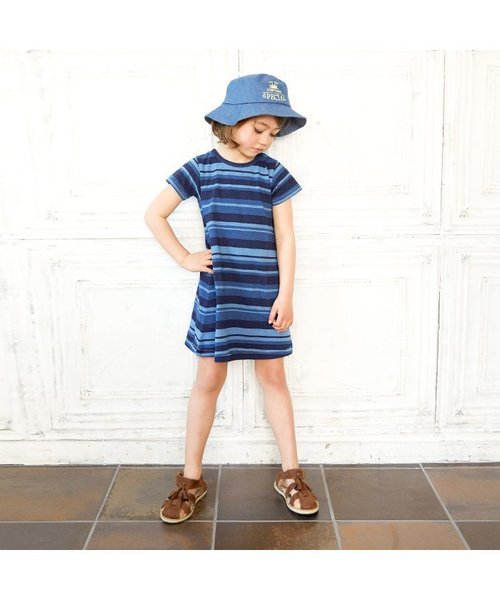 BREEZE（ブリーズ）の「アウトドアハット（ハット・キッズ・インディゴブルー/ネイビー/イエロー/レッド・50/48/54/52）」の5枚目の写真