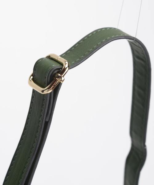 Casselini(キャセリーニ)の「【Casselini】スカーフ付きポシェット 171-110531 0(ショルダーバッグ・レディース・ブラック/ブラウン/グリーン・FREE)」の4枚目の写真