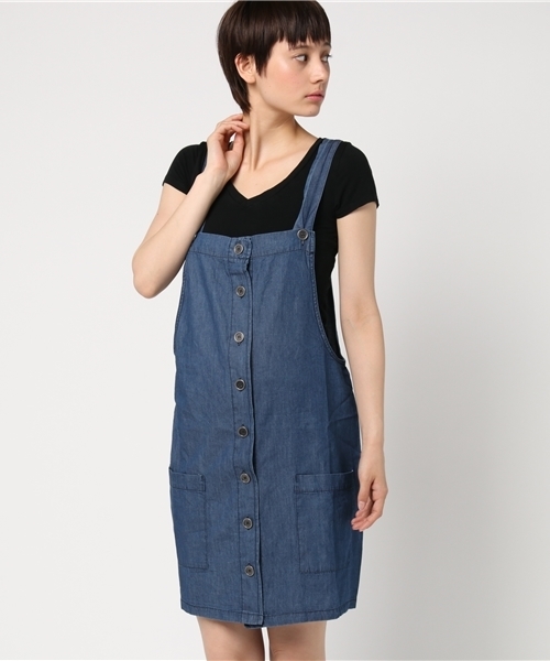 Mangrove マングローブ の Mangrove Select デニムエプロンワンピース ワンピース Wear