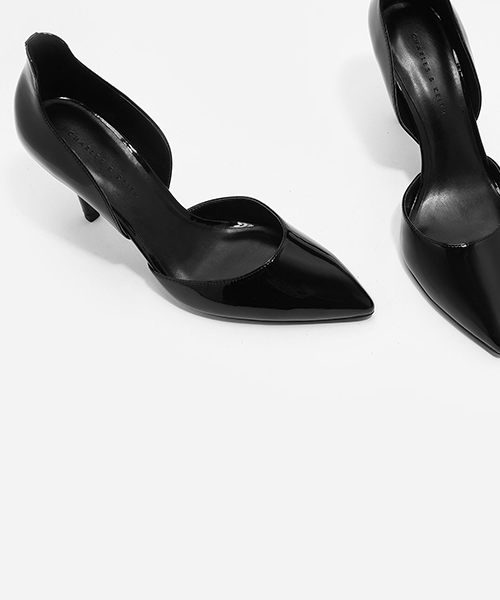 CHARLES & KEITH(チャールズ & キース)の「ドルセイスティレット / D'ORSAY STILETTOS(パンプス・レディース・ライトグレー/バーガンディー/ブラック・23cm/24cm/23.5cm/25cm/22.5cm)」の6枚目の写真