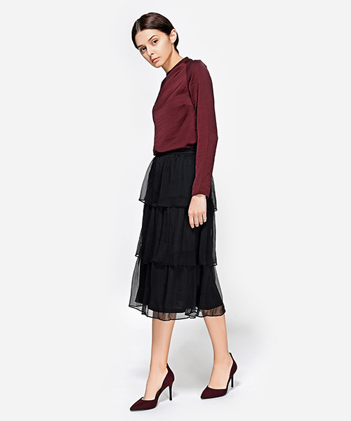 CHARLES & KEITH(チャールズ & キース)の「ドルセイスティレット / D'ORSAY STILETTOS(パンプス・レディース・ライトグレー/バーガンディー/ブラック・23cm/24cm/23.5cm/25cm/22.5cm)」の12枚目の写真