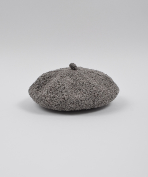 SHIPS（シップス）の「SHIPS KIDS:ニット ベレー帽（ハンチング/ベレー帽・キッズ・グレー/ネイビー/オレンジ・ONE SIZE）」の4枚目の写真