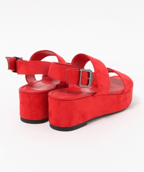 LOWRYS FARM（ローリーズファーム）の「アツゾコベルトサンダル　784623（サンダル・レディース・ベージュ系その他/レッド/ブラック/シルバー/レッド系その他・MEDIUM/LARGE）」の16枚目の写真