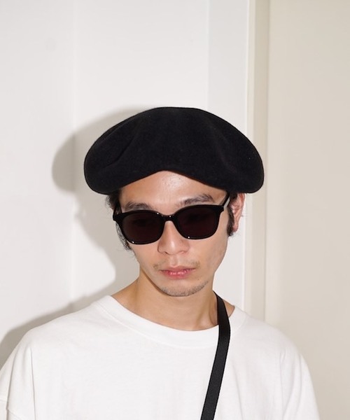 KAIKO(カイコー)の「KAIKO BASQUE BERET(ハンチング/ベレー帽・メンズ・ブラック/ベージュ/ネイビー・FREE)」の10枚目の写真