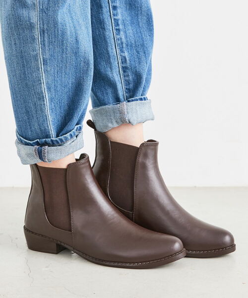 ORiental TRaffic(オリエンタルトラフィック)の「レイン★レインショートブーツ★R-0009(レインシューズ・レディース・ブラック/ブラウン・L/LL/M/S/3L/SS)」の11枚目の写真