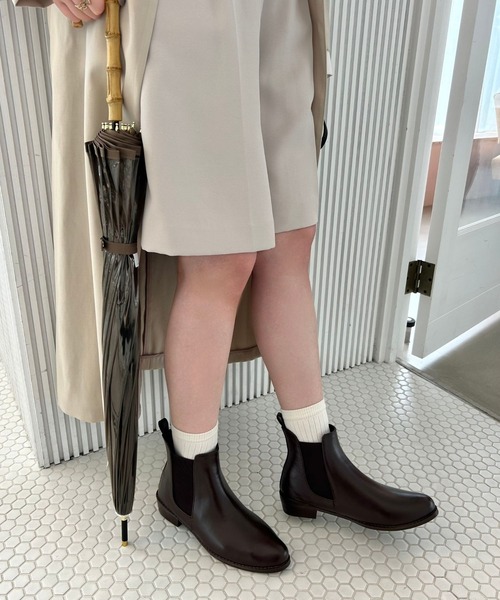 ORiental TRaffic(オリエンタルトラフィック)の「レイン★レインショートブーツ★R-0009(レインシューズ・レディース・ブラック/ブラウン・L/LL/M/S/3L/SS)」の15枚目の写真