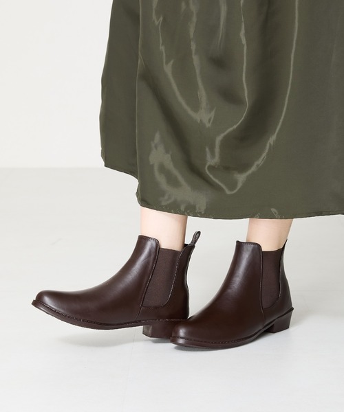 ORiental TRaffic(オリエンタルトラフィック)の「レイン★レインショートブーツ★R-0009(レインシューズ・レディース・ブラック/ブラウン・L/LL/M/S/3L/SS)」の21枚目の写真