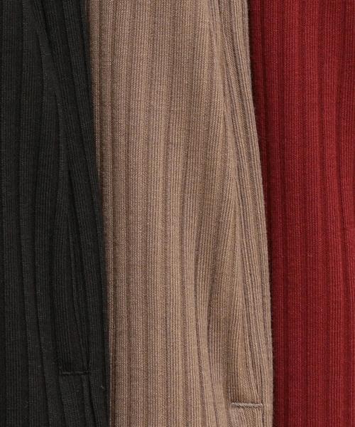 BEAUTY&YOUTH UNITED ARROWS（ビューティーアンドユースユナイテッドアローズ）の「BY∴ トタンテレコノースリーブワンピース -手洗い可能-（ワンピース・レディース・モカ/ワインレッド/ブラック・FREE）」の16枚目の写真