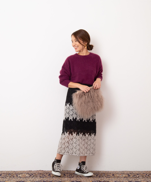 Kalen BANNER BARRETT（カレンバナーバレット）の「ORGANZA LACE SKIRT  