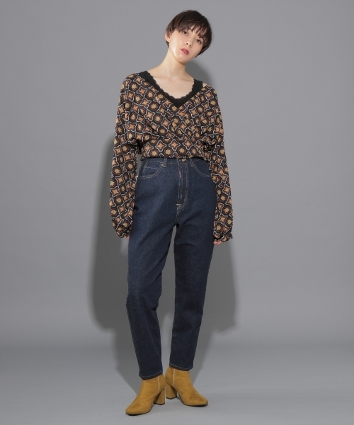 PAGEBOY（ページボーイ）の「【WEB限定】コモンカシュクールブラウス（シャツ/ブラウス・レディース・ブラック/キャメル・FREE）」の9枚目の写真