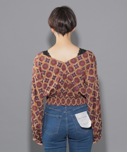 PAGEBOY（ページボーイ）の「【WEB限定】コモンカシュクールブラウス（シャツ/ブラウス・レディース・ブラック/キャメル・FREE）」の13枚目の写真