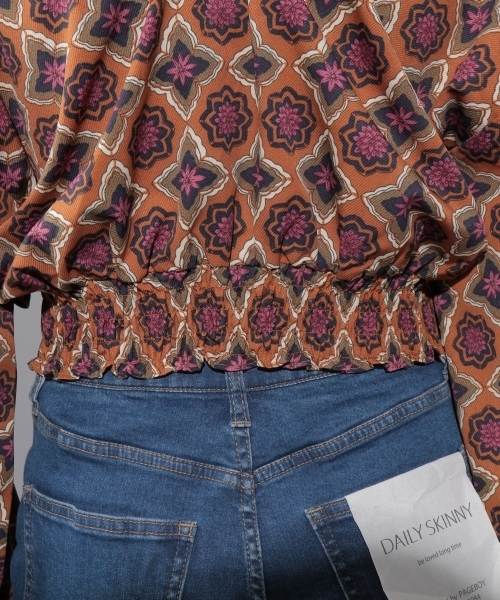 PAGEBOY（ページボーイ）の「【WEB限定】コモンカシュクールブラウス（シャツ/ブラウス・レディース・ブラック/キャメル・FREE）」の18枚目の写真