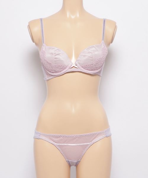 Absorle（アブソール）の「クロスネットトール ブラ&ショーツセット（ブラ&ショーツ・レディース・ブラック/オフホワイト/パープル・B65/B70/C70/D70/B75/C65/F65/F70/F75/C75/D65/D75/E65/E70/E75）」の8枚目の写真