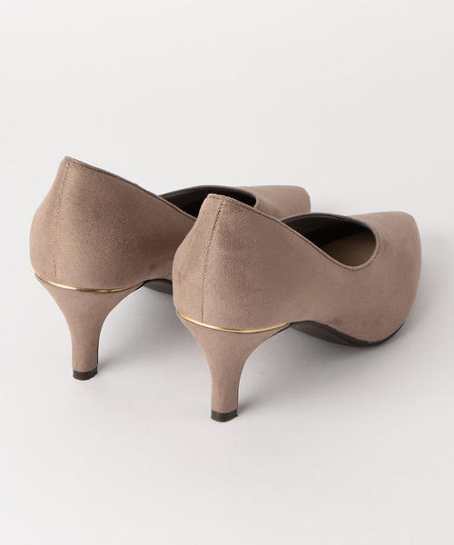 green label relaxing（グリーンレーベルリラクシング）の「◆D ポインテッド シューティパンプス(7cmヒール) ◆（パンプス・レディース・ダークグレー/ワインレッド/ベージュ・25cm/22cm/23.5cm/23cm/22.5cm/24.5cm/24cm）」の6枚目の写真