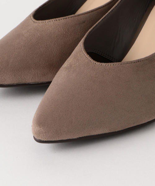 green label relaxing（グリーンレーベルリラクシング）の「◆D ポインテッド シューティパンプス(7cmヒール) ◆（パンプス・レディース・ダークグレー/ワインレッド/ベージュ・25cm/22cm/23.5cm/23cm/22.5cm/24.5cm/24cm）」の7枚目の写真