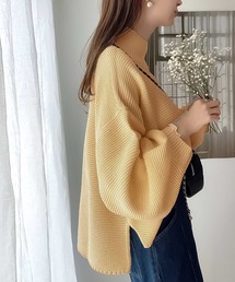 classicalelf | ぽわん袖がガーリーさを+。パフスリーブニット（長袖）(ニット/セーター)