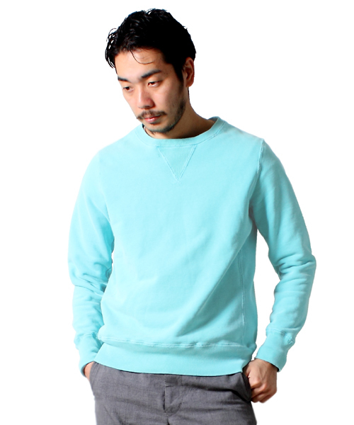 BEAMS PLUS(ビームスプラス)の「REMI RELIEF×BEAMS PLUS / 別注 スウェット クルーネック(スウェット・メンズ・オフホワイト/グレー/ロイヤルブルー・SMALL/MEDIUM/LARGE/X-LARGE)」の3枚目の写真